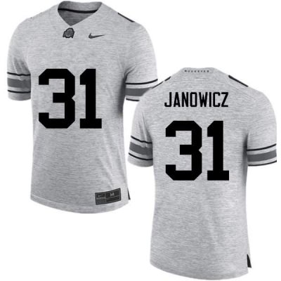 NCAA Ohio State Buckeyes Men's #31 Vic Janowicz Gray Nike Football College Jersey UTG6445FW